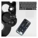 Tech iPhone 12 Pro Max szilikon hátlap tok, fekete