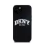 DKNY Liquid Silicone Arch Logo iPhone 11 Magsafe hátlap tok, fekete