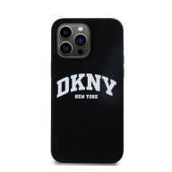   DKNY Liquid Silicone Arch Logo iPhone 12/12 Pro Magsafe hátlap tok, fekete