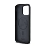   DKNY Liquid Silicone Arch Logo iPhone 14 Pro Max Magsafe hátlap tok, fekete
