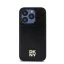 DKNY PU Leather Repeat Pattern Stack Logo iPhone 14 Pro Max Magsafe hátlap tok, fekete