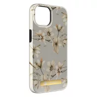  Forcell F-Protect Mirage Apple iPhone 15 Plus Magsafe kompatibilis hátlap tok, tavaszi virágok, levander szürke