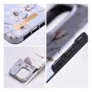 Forcell F-Protect Mirage Apple iPhone 15 Plus Magsafe kompatibilis hátlap tok, tavaszi virágok, levander szürke