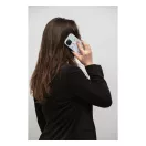 Forcell F-Protect Mirage Apple iPhone 15 Plus Magsafe kompatibilis hátlap tok, tavaszi virágok, levander szürke