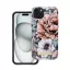 Forcell F-Protect Mirage Apple iPhone 15 Plus Magsafe kompatibilis hátlap tok, virág minta