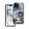 Forcell F-Protect Mirage Apple iPhone 15 Plus Magsafe kompatibilis hátlap tok, márvány minta, szürke