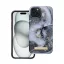 Forcell F-Protect Mirage Apple iPhone 15 Plus Magsafe kompatibilis hátlap tok, márvány minta, szürke