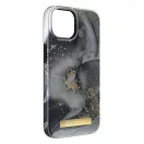 Forcell F-Protect Mirage Apple iPhone 15 Plus Magsafe kompatibilis hátlap tok, márvány minta, szürke