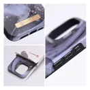 Forcell F-Protect Mirage Apple iPhone 15 Plus Magsafe kompatibilis hátlap tok, márvány minta, szürke