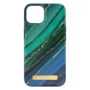 Forcell F-Protect Mirage Apple iPhone 15 Plus Magsafe kompatibilis hátlap tok, márvány minta, jáde zöld