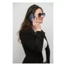 Forcell F-Protect Mirage Apple iPhone 15 Plus Magsafe kompatibilis hátlap tok, márvány minta, kék