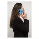 Forcell F-Protect Mirage Apple iPhone 15 Magsafe kompatibilis hátlap tok, madártoll minta, kék