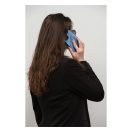 Forcell F-Protect Mirage Apple iPhone 14 Plus Magsafe kompatibilis hátlap tok, madártoll minta, kék