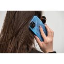 Forcell F-Protect Mirage Apple iPhone 14 Plus Magsafe kompatibilis hátlap tok, madártoll minta, kék