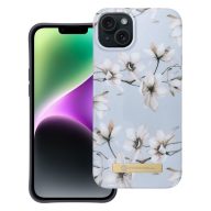   Forcell F-Protect Mirage Apple iPhone 14 Plus Magsafe kompatibilis hátlap tok, tavaszi virágok, levander szürke