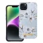 Forcell F-Protect Mirage Apple iPhone 14 Plus Magsafe kompatibilis hátlap tok, tavaszi virágok, levander szürke