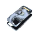 Forcell F-Protect Mirage Apple iPhone 14 Plus Magsafe kompatibilis hátlap tok, márvány minta, szürke