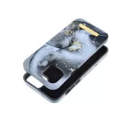   Forcell F-Protect Mirage Apple iPhone 14 Plus Magsafe kompatibilis hátlap tok, márvány minta, szürke