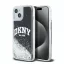 DKNY Liquid Glitter Big Logo Apple iPhone 15 Plus / 14 Plus hátlap tok, fekete, DKHCP15MLBNAEK