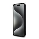 DKNY Liquid Silicone White Printed Logo Apple iPhone 13 Pro Max Magsafe hátlap tok, fekete, DKHMP13XSNYACH