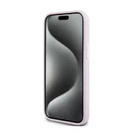   DKNY Liquid Silicone Small Metal Logo Apple iPhone 15 Plus / 14 Plus Magsafe hátlap tok, rózsaszín, DKHMP15MSMCHLP