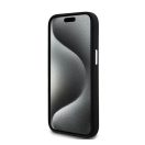 DKNY Liquid Silicone Small Metal Logo Apple iPhone 15 Plus / 14 Plus Magsafe hátlap tok, fekete, DKHMP15MSMCHLK