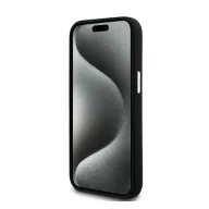   DKNY Liquid Silicone Small Metal Logo Apple iPhone 15 Plus / 14 Plus Magsafe hátlap tok, fekete, DKHMP15MSMCHLK