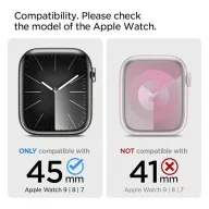   Spigen Lite Fit Pro Apple Watch 9 / 8 / 7 45mm / SE (2nd / 1st Gen) / 6 / 5 / 4 44mm tok / szíj, fekete