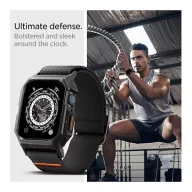   Spigen Lite Fit Pro Apple Watch 9 / 8 / 7 45mm / SE (2nd / 1st Gen) / 6 / 5 / 4 44mm tok / szíj, fekete