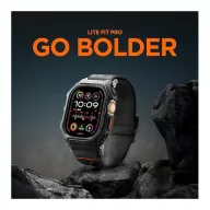   Spigen Lite Fit Pro Apple Watch Ultra 4 / 3 / 2 / 1 49mm tok / szíj, matt fekete