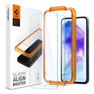   Spigen AlignMaster Glas.tR Samsung Galaxy A55 5G Tempered kijelzővédő fólia (2db)