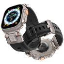 Spigen DuraPro Armor Apple Watch Ultra 3 / 2 / 1 49mm / 10 /  9 / 8 / 7 45mm / SE / 6 / 5 / 4 44mm / 3 / 2 / 1 42mm óraszíj, fekete (AMP07591)