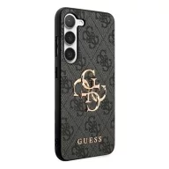   Guess 4G Big Metal Logo Samsung Galaxy A35 hátlap tok, fekete, GUHCSA354GMGGR