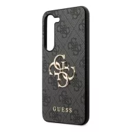   Guess 4G Big Metal Logo Samsung Galaxy A35 hátlap tok, fekete, GUHCSA354GMGGR
