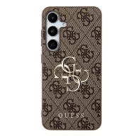   Guess 4G Big Metal Logo Samsung Galaxy A35 hátlap tok, barna, CSA354GMGBR
