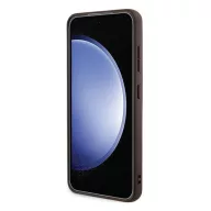   Guess 4G Big Metal Logo Samsung Galaxy A35 hátlap tok, barna, CSA354GMGBR
