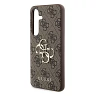   Guess 4G Big Metal Logo Samsung Galaxy A35 hátlap tok, barna, CSA354GMGBR