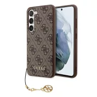   Guess 4G Charms Collection Samsung Galaxy A35 hátlap tok, barna, CSA35GF4GBR