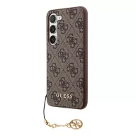   Guess 4G Charms Collection Samsung Galaxy A35 hátlap tok, barna, CSA35GF4GBR