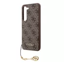 Guess 4G Charms Collection Samsung Galaxy A35 hátlap tok, barna, CSA35GF4GBR
