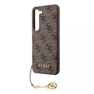   Guess 4G Charms Collection Samsung Galaxy A35 hátlap tok, barna, CSA35GF4GBR