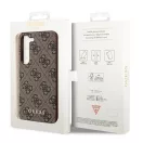 Guess 4G Charms Collection Samsung Galaxy A35 hátlap tok, barna, CSA35GF4GBR