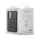 Guess 4G Metal Gold Logo Samsung Galaxy A55 hátlap tok, fekete, GUOHCSA55G4GFGR