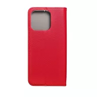 Magnet Xiaomi Redmi 12c mágneses flip tok, piros