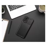 Forcell Carbon Premium Xiaomi Redmi 12C szilikon tok, fekete