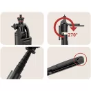 Selfie bot, 34 - 153 cm, 360°-ban forgatható, exponáló gombbal, bluetooth-os, tripod funkció, fekete
