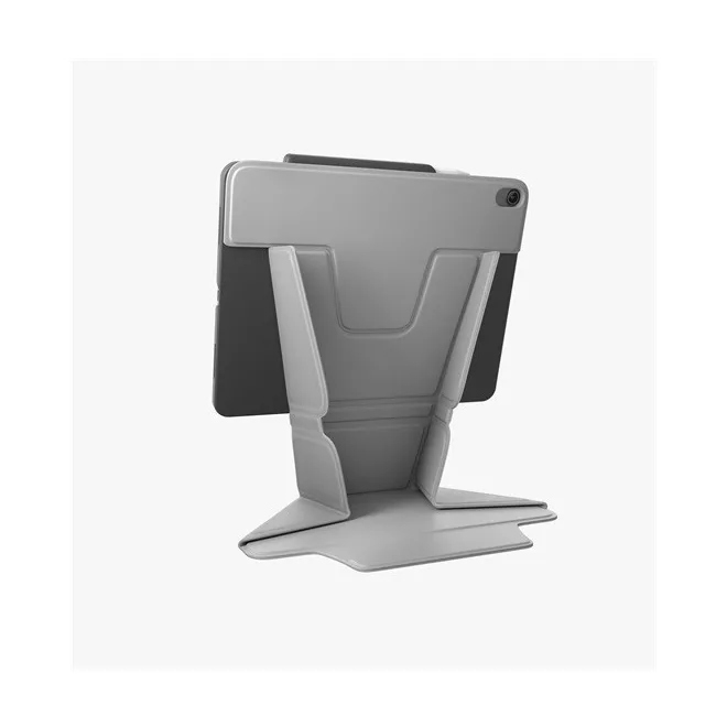 Uniq Ryze 360 iPad-tok állítható állvánnyal, világosszürke