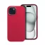 Frame iPhone 15 közepesen ütésálló tok kameravédő kerettel, magenta