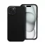 Frame iPhone 15 Plus közepesen ütésálló tok kameravédő kerettel, fekete