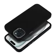   Frame iPhone 15 Plus közepesen ütésálló tok kameravédő kerettel, fekete
